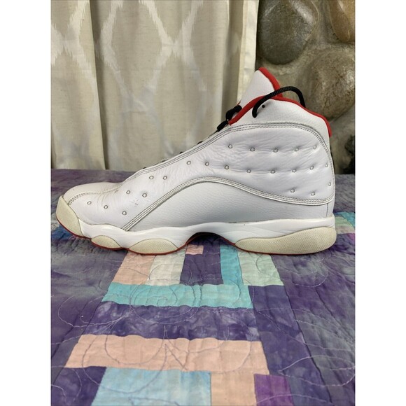Jordan 13 Retro History of Flight 2017 Mens Size 11 Preowned White With Red - Picture 10 of 16